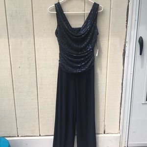 Navy blue jumper with sequins!